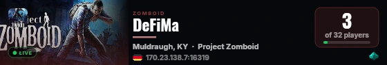 DeFiMa live status badge