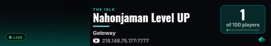 Nahonjaman Level UP live status badge