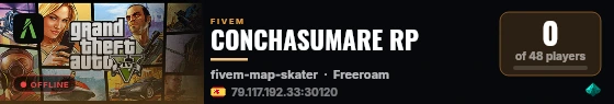 CONCHASUMARE RP live status badge