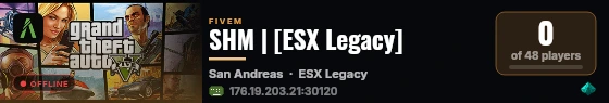 SHM | [ESX Legacy] live status badge