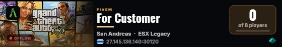 For Customer live status badge