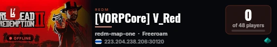 [VORPCore] V_Red live status badge
