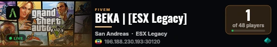 BEKA | [ESX Legacy] live status badge