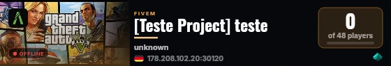 [Teste Project] teste live status badge