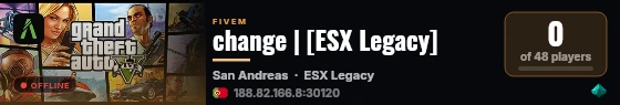 change | [ESX Legacy] live status badge