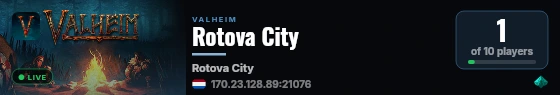 Rotova City live status badge
