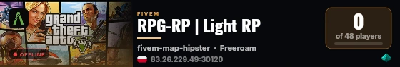 RPG-RP | Light RP live status badge