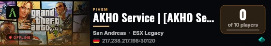 AKHO Service | [AKHO Service] live status badge