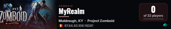 MyRealm live status badge