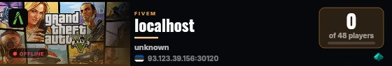 localhost live status badge