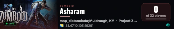 Asharam live status badge