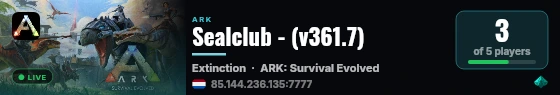 Sealclub - (v361.7) live status badge