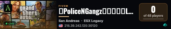 👮PoliceNGangz💯↩↪⇒⇒Launched Today⇐⇐ live status badge