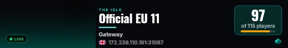 Official EU 11 live status badge