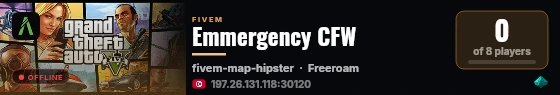 Emmergency CFW live status badge