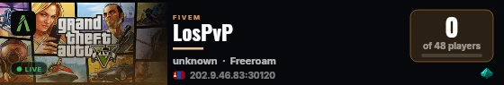 LosPvP live status badge
