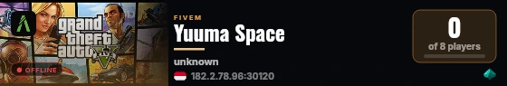 Yuuma Space live status badge
