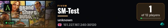 SM-Test live status badge