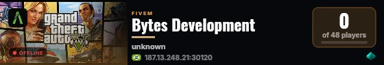 Bytes Development live status badge