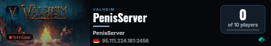 PenisServer live status badge