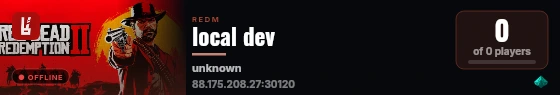 local dev live status badge