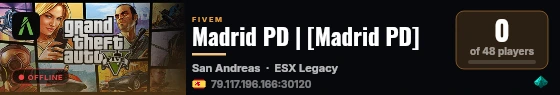 Madrid PD | [Madrid PD] live status badge