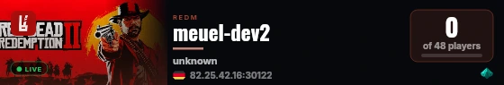 meuel-dev2 live status badge