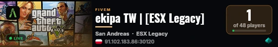 ekipa TW | [ESX Legacy] live status badge