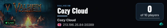 Cozy Cloud live status badge