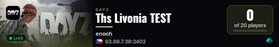 Ths Livonia TEST live status badge
