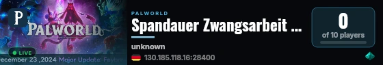 Spandauer Zwangsarbeit 1.0 live status badge