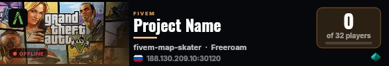 Project Name live status badge