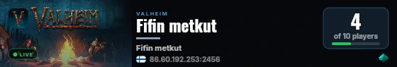 Fifin metkut live status badge