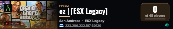 ez | [ESX Legacy] live status badge