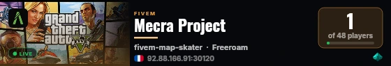 Mecra Project live status badge