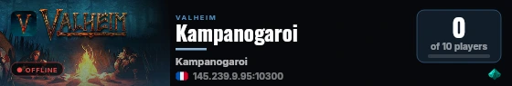 Kampanogaroi live status badge