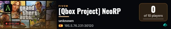 [Qbox Project] NeoRP live status badge