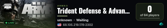 Trident Defense & Advanced Research live status badge