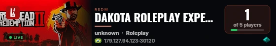 DAKOTA ROLEPLAY EXPERIENCE | OFICIAL | KIFOO live status badge