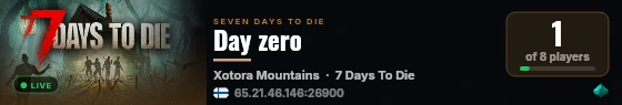 Day zero live status badge