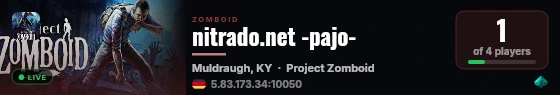 nitrado.net -pajo- live status badge