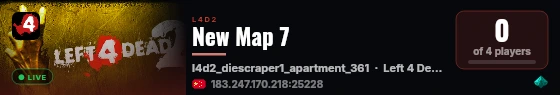New Map 7 live status badge