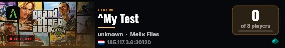 ^My Test live status badge