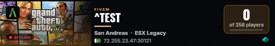 ^TEST live status badge