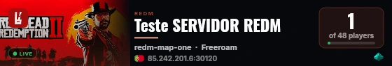 [VORP] Duke Teste live status badge