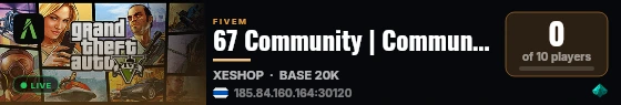 67 Community | Community เปิดใหม่ live status badge