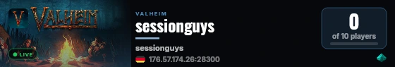 sessionguys live status badge