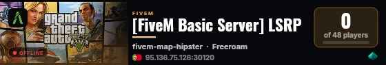 [FiveM Basic Server] LSRP live status badge
