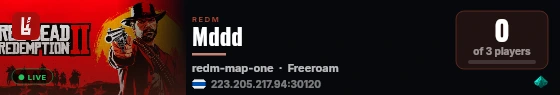Mddd live status badge