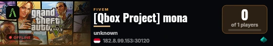 [Qbox Project] mona live status badge